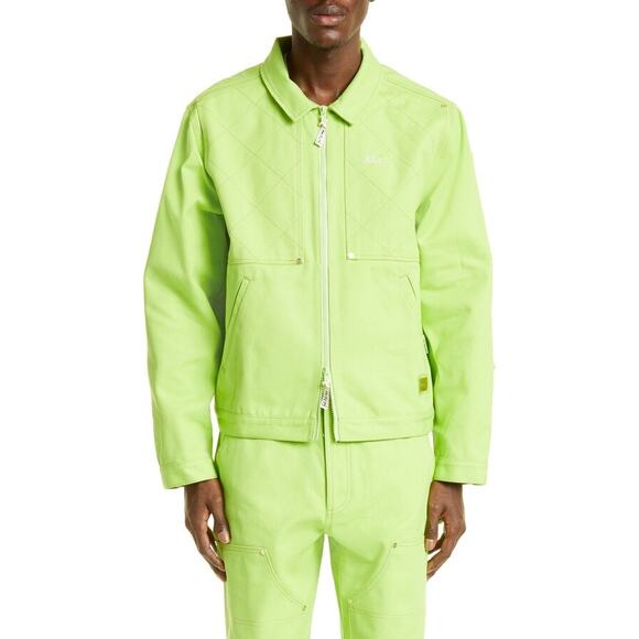 Advisory Board Crystals Other - Advisory Board Crystals Abc. 123. Diamond Stitch Harrington Green Jacket Size XL